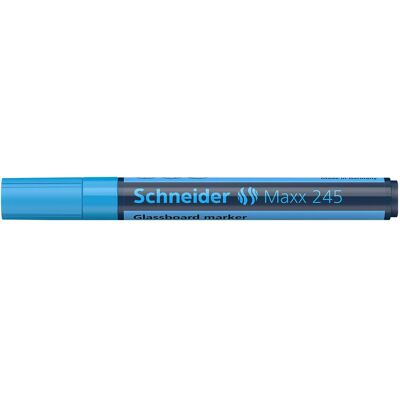 Schneider, Marker, Glasboard-Marker MAXX 245 blau, Strichstärke: 2 – 3 mm (1x) Schneider, Marker, Glasboard-Marker MAXX 245 blau, Strichstärke: 2 – 3 mm (1x)
