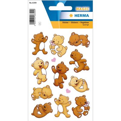 Herma Sticker, Sticker Bär (11 Sticker) Herma Sticker, Sticker Bär (11 Sticker)