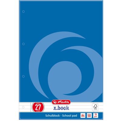 Herlitz, Heft + Block, 216275 Notizbuch (A4, Liniert) Herlitz, Heft + Block, 216275 Notizbuch (A4, Liniert)