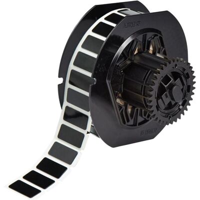 Brady, Etikettenrolle, B30EP-171-593-BK, EPREP (neu), Polyester, Schwarz, glänzend, 27.00 x 12.45 mmm, permanent (5 (34.93 mm) Brady, Etikettenrolle, B30EP-171-593-BK, EPREP (neu), Polyester, Schwarz, glänzend, 27.00 x 12.45 mmm, permanent (5 (34.93 mm)