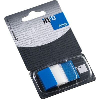 0, Haftnotiz, PET Flags im Spender 25 x 43 ( Page Marker ), Transparent mit blauem Farbrand auf 4C, 400g/m² Pappk 0, Haftnotiz, PET Flags im Spender 25 x 43 ( Page Marker ), Transparent mit blauem Farbrand auf 4C, 400g/m² Pappk