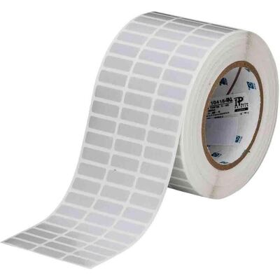 Brady, Etikettenrolle, THT-3-480-10, Polyester, Hellgrau, 25.40 x 9.53 mm, permanent, 3-bahnig (10.000 E.) (85.09 mm) Brady, Etikettenrolle, THT-3-480-10, Polyester, Hellgrau, 25.40 x 9.53 mm, permanent, 3-bahnig (10.000 E.) (85.09 mm)