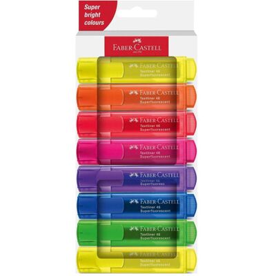 Faber-Castell, Marker, Textliner TL46 (8x) Faber-Castell, Marker, Textliner TL46 (8x)