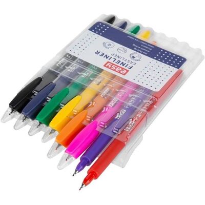 Easy, Schreibstifte, Fineliner 8 Farben EINFACH (8x) Easy, Schreibstifte, Fineliner 8 Farben EINFACH (8x)