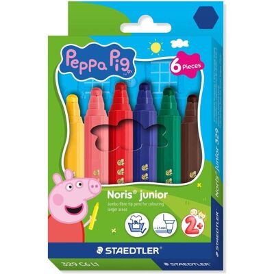 Staedtler Malstifte, Peppa Pig Kinderfasermaler (6x) Staedtler Malstifte, Peppa Pig Kinderfasermaler (6x)
