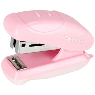 Starpak, Heftgerät, Mini-Heftgerät STK-300, pastellrosa (20 Blätter) Starpak, Heftgerät, Mini-Heftgerät STK-300, pastellrosa (20 Blätter)