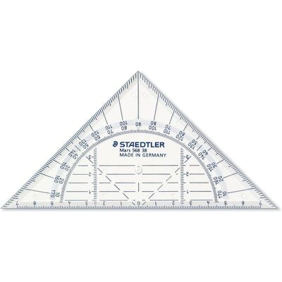 Staedtler Lineal, Geodreieck 16cm unzerbrechlich (16 cm, Kunststoff) Staedtler Lineal, Geodreieck 16cm unzerbrechlich (16 cm, Kunststoff)