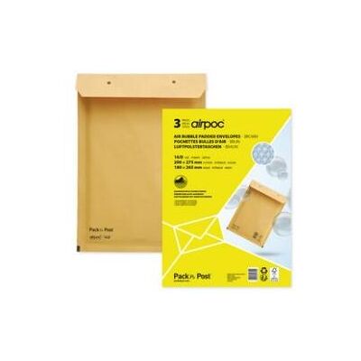 Mailmedia, Versandtasche + Luftpolstertasche, Luftpolster-Versandtaschen, Typ 14/D, braun, 14 g Mailmedia, Versandtasche + Luftpolstertasche, Luftpolster-Versandtaschen, Typ 14/D, braun, 14 g