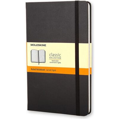 Moleskine, Heft + Block, Notizbuch Classic Large (A5, Liniert, Harter Einband) Moleskine, Heft + Block, Notizbuch Classic Large (A5, Liniert, Harter Einband)
