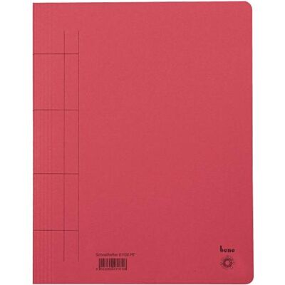 Bene, Mappe, 25 Schnellhefter Karton rot DIN A4 (A4, 25x) Bene, Mappe, 25 Schnellhefter Karton rot DIN A4 (A4, 25x)