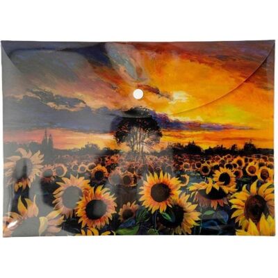 Teka, Mappe, PP A4 Umschlagmappe Sonnenblumen (A4) Teka, Mappe, PP A4 Umschlagmappe Sonnenblumen (A4)