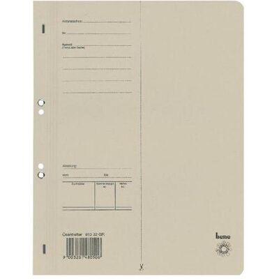 Bene, Mappe, Ösenhefter Manilakarton DIN A4 235 mm x 305 mm Grau (A4, 1x) Bene, Mappe, Ösenhefter Manilakarton DIN A4 235 mm x 305 mm Grau (A4, 1x)