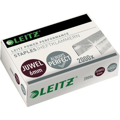 Leitz, Büroklammer, Juwel Heftklammern (2000x) Leitz, Büroklammer, Juwel Heftklammern (2000x)