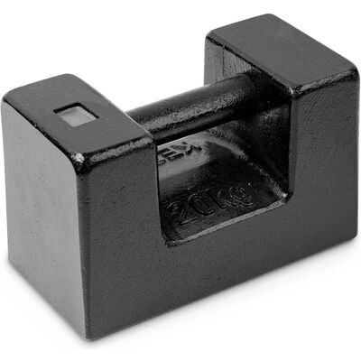 Kern, Feinwaage, M2 20 kg Prüfgewicht Block, Gusseisen lackiert Kern, Feinwaage, M2 20 kg Prüfgewicht Block, Gusseisen lackiert