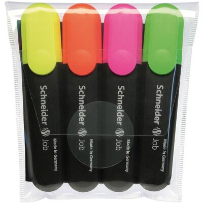 Schneider, Marker, Textmarker 150 (4x) Schneider, Marker, Textmarker 150 (4x)