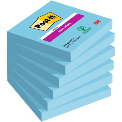 Post-it, Haftnotiz, Super Sticky (76 x 76 mm) Post-it, Haftnotiz, Super Sticky (76 x 76 mm)