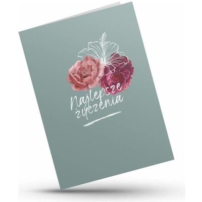 Teka, Grusskarte + Briefpapier, Karte - Beste Wünsche Teka, Grusskarte + Briefpapier, Karte - Beste Wünsche