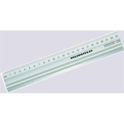 Rumold, Lineal, Schneidelineal 50cm oberseitig ohne mm-Facette auf beiden Seiten Aluminium silber (50 cm, Aluminium) Rumold, Lineal, Schneidelineal 50cm oberseitig ohne mm-Facette auf beiden Seiten Aluminium silber (50 cm, Aluminium)