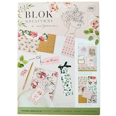 Interdruk, Heft + Block, Kreativblock mit Gartenaufklebern im Format A4/14K 80/170G (A4) Interdruk, Heft + Block, Kreativblock mit Gartenaufklebern im Format A4/14K 80/170G (A4)