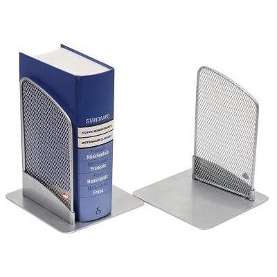 Alba, Buchstütze, Buchsttze "MESHER", aus Drahtmetall, grau (13 x 13 x 16 cm) Alba, Buchstütze, Buchsttze "MESHER", aus Drahtmetall, grau (13 x 13 x 16 cm)