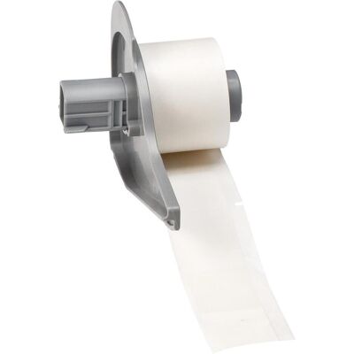 Brady, Etikettenrolle, M7-64-427, Fähnchen, Vinyl, Weiss/Transparent, matt, 25.40 x 28.58(85.73) mm, mit 2 beschrift (33.32 mm) Brady, Etikettenrolle, M7-64-427, Fähnchen, Vinyl, Weiss/Transparent, matt, 25.40 x 28.58(85.73) mm, mit 2 beschrift (33.32 mm)