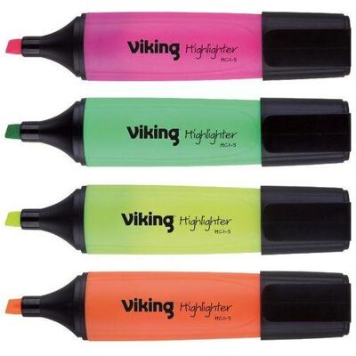 Niceday, Marker, Textmarker HC1-5 Farbig assortiert 4 Stück (4x) Niceday, Marker, Textmarker HC1-5 Farbig assortiert 4 Stück (4x)