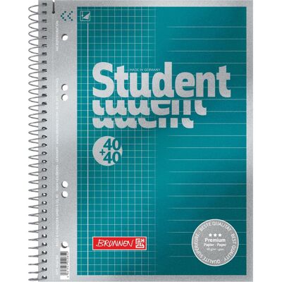 Brunnen, Heft + Block, Premium Collegeblock A5 - Duo Lineatur 21 + 22 (A5) Brunnen, Heft + Block, Premium Collegeblock A5 - Duo Lineatur 21 + 22 (A5)
