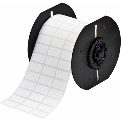 Brady, Etikettenrolle, B33-5-728, Polyimid, Weiss, matt, 25.40 x 12.70 mm, permanent, 3-bahnig (7000 E.) (25.40 mm) Brady, Etikettenrolle, B33-5-728, Polyimid, Weiss, matt, 25.40 x 12.70 mm, permanent, 3-bahnig (7000 E.) (25.40 mm)