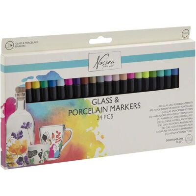 Creative Craft Group Glas- & Porzellanmarker - 24 Stück Creative Craft Group Glas- & Porzellanmarker - 24 Stück