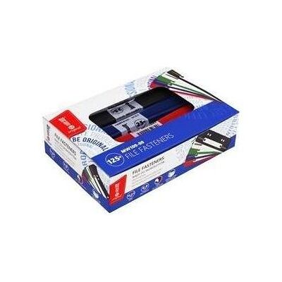 Memobe, Büroklammer, Ordner-Mix aus 5 Farben (125 Stück) (125x) Memobe, Büroklammer, Ordner-Mix aus 5 Farben (125 Stück) (125x)