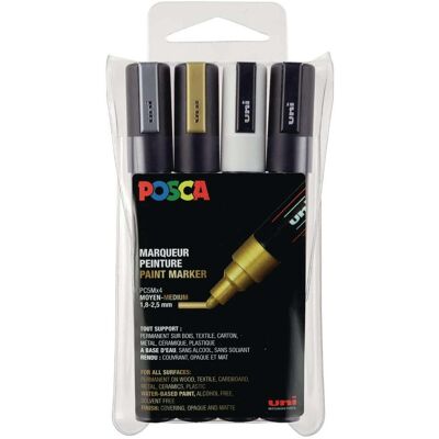 Posca, Marker, Marker PC-5M Rundspitze (4x) Posca, Marker, Marker PC-5M Rundspitze (4x)