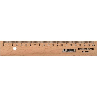 DUX, Lineal, lineal 9062 unlackiert (20 cm, Holz) DUX, Lineal, lineal 9062 unlackiert (20 cm, Holz)