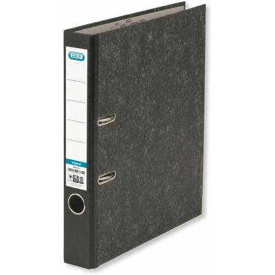 Elba, Ordner, Ordner smart Wolkenmarmor, Rückenbr.: 50 mm, schwarz DIN A4 Einband aus Wolkenmarmor-Papier, geklebt (A4, 50 mm, 1 Stk.) Elba, Ordner, Ordner smart Wolkenmarmor, Rückenbr.: 50 mm, schwarz DIN A4 Einband aus Wolkenmarmor-Papier, geklebt (A4, 50 mm, 1 Stk.)