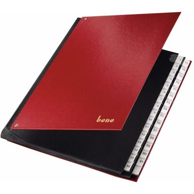 Bene, Mappe, Pultordner 1-31 rot (A4) Bene, Mappe, Pultordner 1-31 rot (A4)