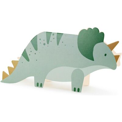 Partydeco, Grusskarte + Briefpapier, Einladungskarte Triceratops 6 Stück, Papierformat: 18.5 x (6 Stk.) Partydeco, Grusskarte + Briefpapier, Einladungskarte Triceratops 6 Stück, Papierformat: 18.5 x (6 Stk.)