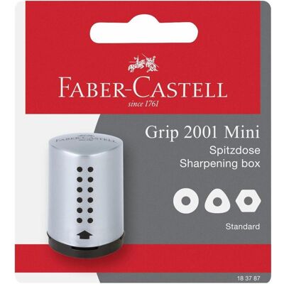 Faber-Castell, Spitzer, GRIP 2001 - Mini Spitzdose Faber-Castell, Spitzer, GRIP 2001 - Mini Spitzdose