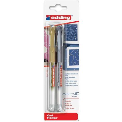 Edding, Schreibstifte, Gel Roller Blister 496155 (2x) Edding, Schreibstifte, Gel Roller Blister 496155 (2x)