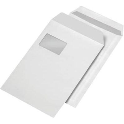 Mailmedia, Versandtasche + Luftpolstertasche, Versandtaschen C4 selbstklebend, mit Fenster (250 Stk.) Mailmedia, Versandtasche + Luftpolstertasche, Versandtaschen C4 selbstklebend, mit Fenster (250 Stk.)