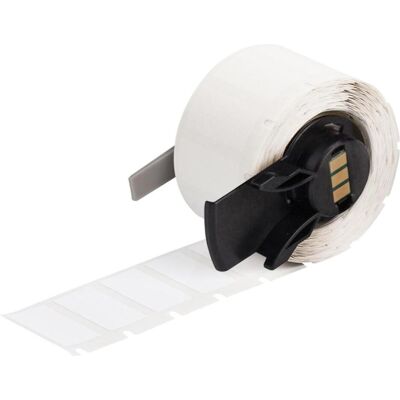 Brady, Etikettenrolle, M6-29-489, Polyester, Weiss, matt, 38.10 x 12.70 mm, extra stark haftend (500 E.) Brady, Etikettenrolle, M6-29-489, Polyester, Weiss, matt, 38.10 x 12.70 mm, extra stark haftend (500 E.)