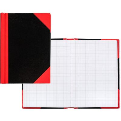 Idena, Heft + Block, Kladde A7 kariert schwarz rot FSC-Mix (A7, Kariert, Harter Einband) Idena, Heft + Block, Kladde A7 kariert schwarz rot FSC-Mix (A7, Kariert, Harter Einband)