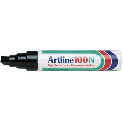 Shachihata, Marker, Artline 100N Permanentmarker Extra breit Keilspitze 7,5 - 12,0 mm Schwarz (12x) Shachihata, Marker, Artline 100N Permanentmarker Extra breit Keilspitze 7,5 - 12,0 mm Schwarz (12x)
