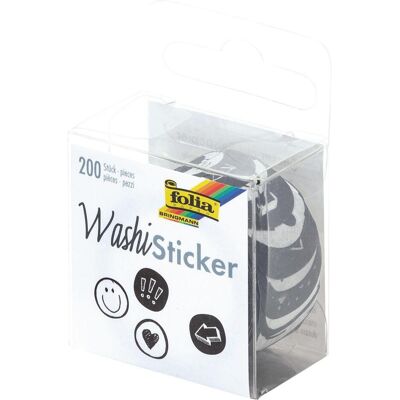 Folia, Sticker, Washi Doodles (200 Sticker) Folia, Sticker, Washi Doodles (200 Sticker)