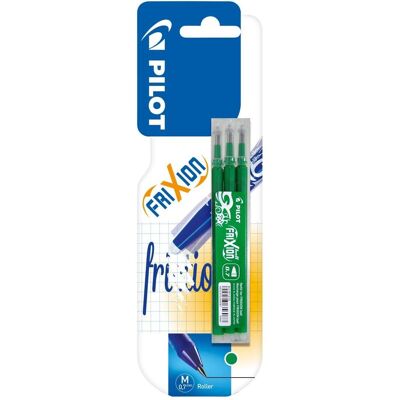 Pilot, Ersatzpatronen + Tintenfass, FriXion Refill Blister (Grün, 0.70 mm, 3 Stk.) Pilot, Ersatzpatronen + Tintenfass, FriXion Refill Blister (Grün, 0.70 mm, 3 Stk.)