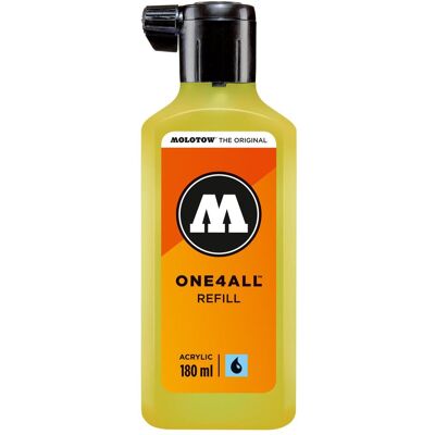 Molotow, Ersatzpatronen + Tintenfass, Nachfülltinte One4All für Permanentmarker 180ml neongelb fluorecent (Gelb, 1 Stk.) Molotow, Ersatzpatronen + Tintenfass, Nachfülltinte One4All für Permanentmarker 180ml neongelb fluorecent (Gelb, 1 Stk.)