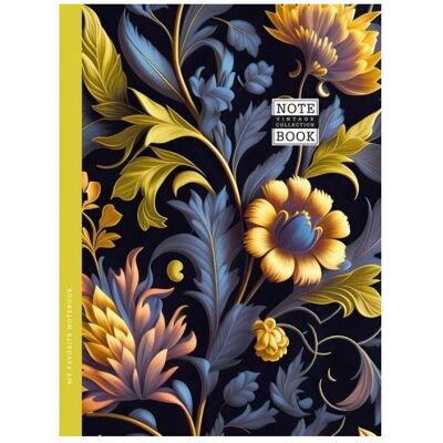 Fresh, Heft + Block, Dekoratives Notizbuch 143x200/64K Raster TW Flora (64K, Harter Einband) Fresh, Heft + Block, Dekoratives Notizbuch 143x200/64K Raster TW Flora (64K, Harter Einband)