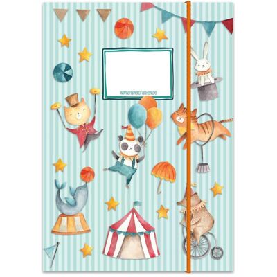 Papierdrachen, Mappe, Schulmappe 2er Set DIN A4 - Zirkus (VE 4) (A4, 2x) Papierdrachen, Mappe, Schulmappe 2er Set DIN A4 - Zirkus (VE 4) (A4, 2x)