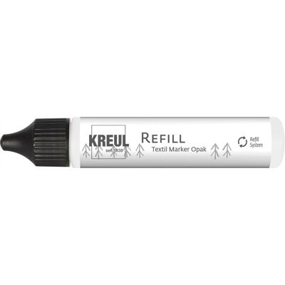 Kreul, Marker, Refill fr Textilmarker OPAK, 25 ml, weiá (4x) Kreul, Marker, Refill fr Textilmarker OPAK, 25 ml, weiá (4x)