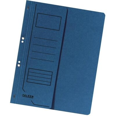 Falken, Mappe, 50 Ösenhefter Karton blau DIN A4 (A4, 1x) Falken, Mappe, 50 Ösenhefter Karton blau DIN A4 (A4, 1x)