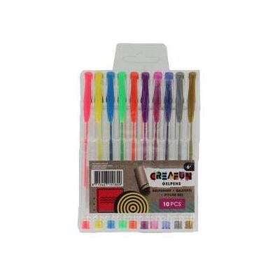 Creafun, Schreibstifte, Gelschreiber Neon Glitter Metallic 10 Stk. (10x) Creafun, Schreibstifte, Gelschreiber Neon Glitter Metallic 10 Stk. (10x)