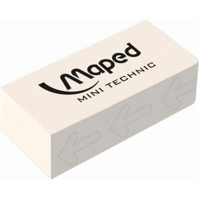 Maped, Korrekturmittel, Kunststoff-Radierer Technic 300, weiá Maped, Korrekturmittel, Kunststoff-Radierer Technic 300, weiá